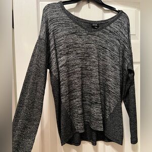 a.n.a Charcoal Long Sleeve Top